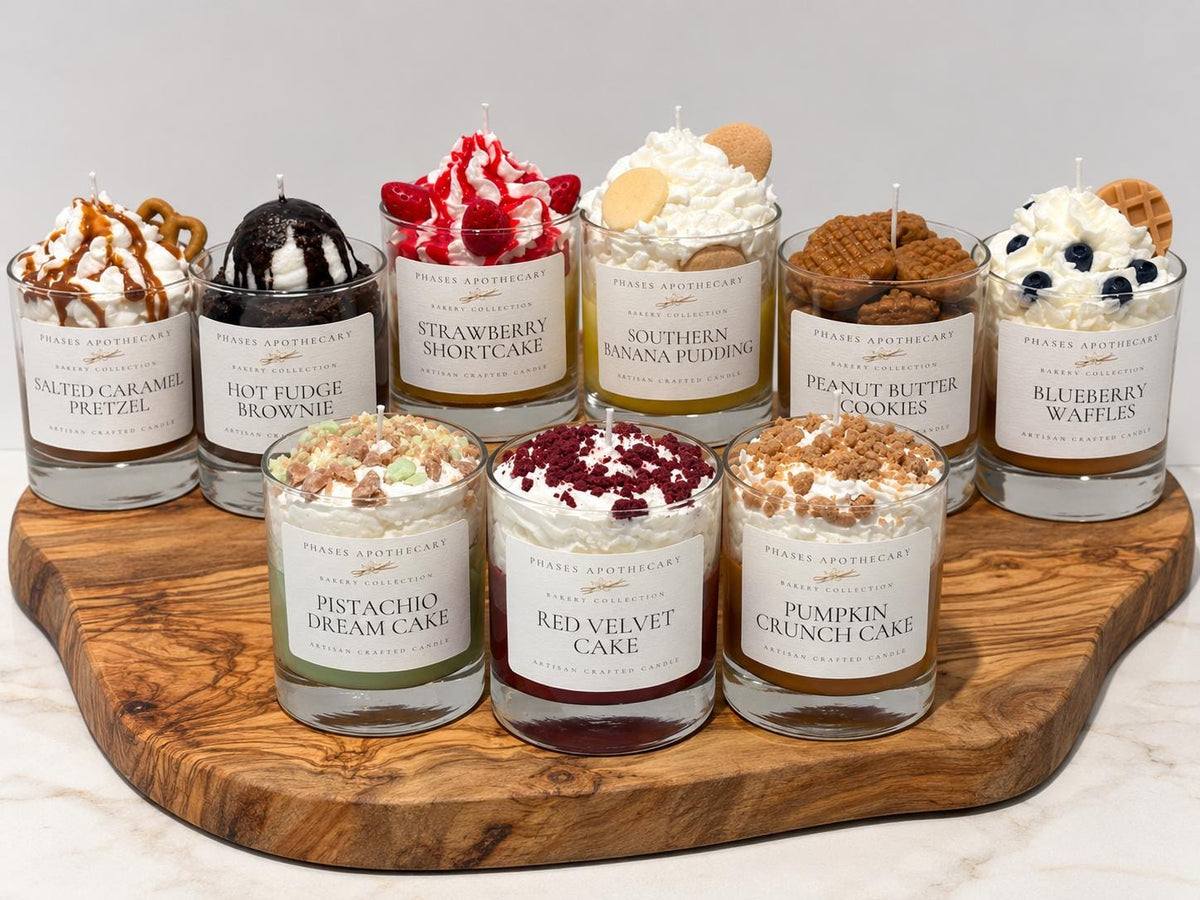 Dessert Candle Collection by Phases Apothecary